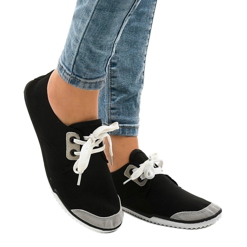 Zapatillas sin cordones BO-6 negras negro 1 Zapatillas sin cordones BO-6 negras negro 1