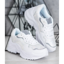 SHELOVET Zapatillas ligeras blanco 1