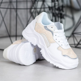 SHELOVET Zapatillas ligeras blanco 1