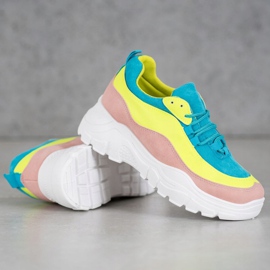 SHELOVET Zapatillas de colores multicolor 2