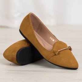 SHELOVET Bailarina en Spitz marrón 3