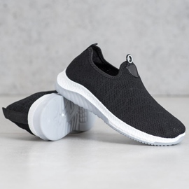 Diamantique Calzado deportivo sin cordones negro 3