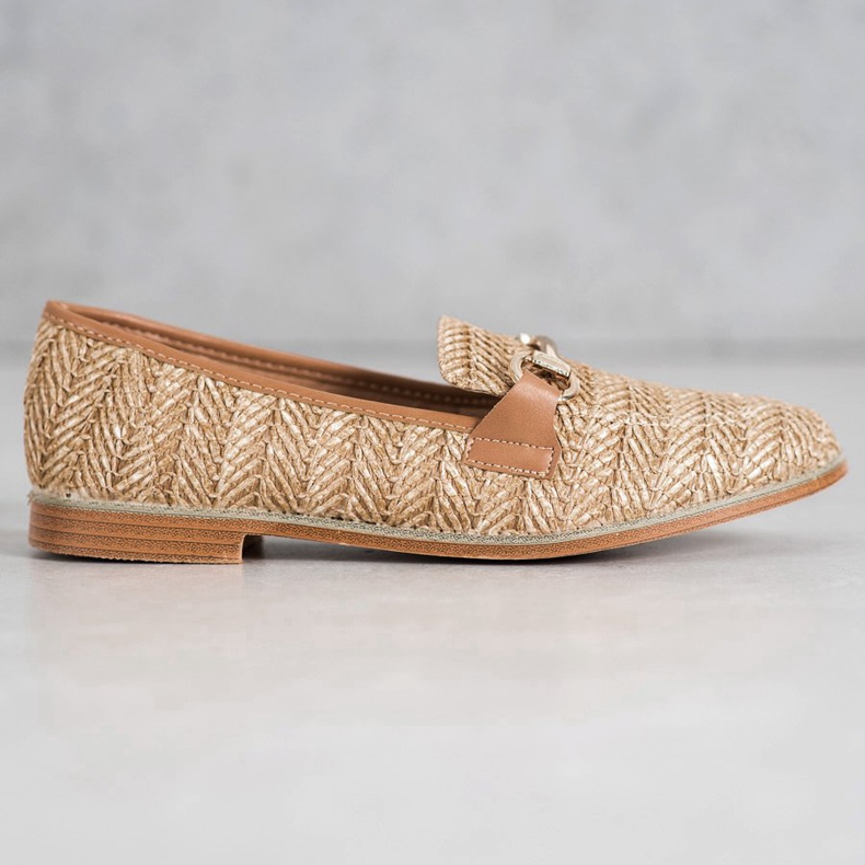 Seastar Mocasines de paja beige marrón 1