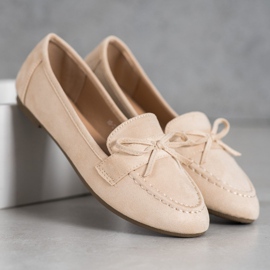 Diamantique Mocasines beige 3