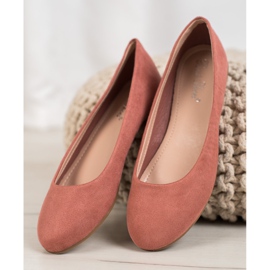 Best Shoes Bailarinas de ante rosado 2