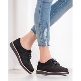 Seastar Zapatos de gamuza negro 4