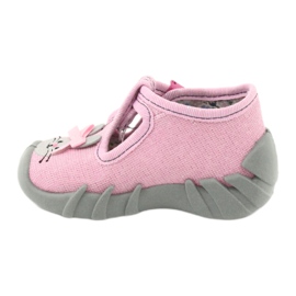 Calzado infantil befado 110P374 rosado gris 2