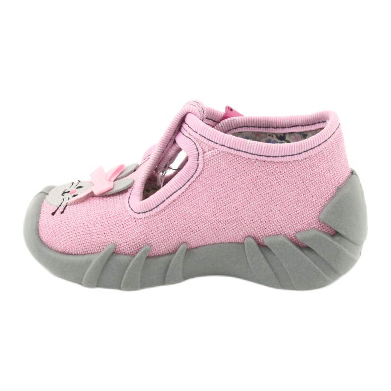 Calzado infantil befado 110P374 rosado gris 2