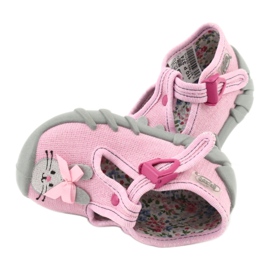 Calzado infantil befado 110P374 rosa gris 5