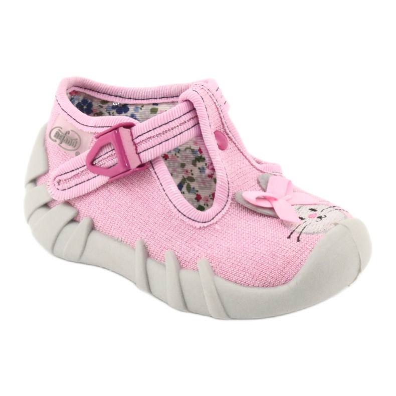 Calzado infantil befado 110P374 rosa gris 1