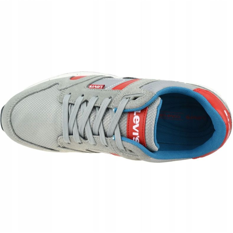Zapatos Levi's Sutter M 229803-958-54 rojo multicolor gris 2 Zapatos Levi's Sutter M 229803-958-54 rojo multicolor gris 2