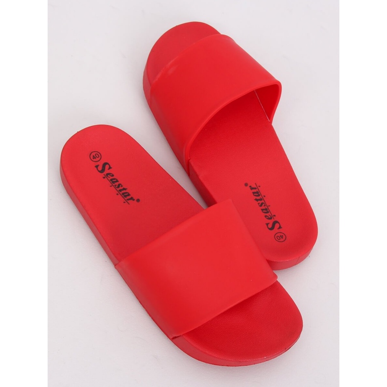 Rojo Pantuflas rojas de mujer CK79P Rojo 1 Rojo Pantuflas rojas de mujer CK79P Rojo 1