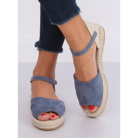 Alpargatas de corte azul BB28P marrón 1