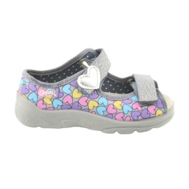 Calzado infantil befado 869Y135 púrpura rosa gris multicolor 1