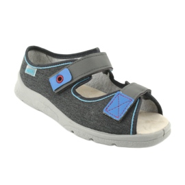 Calzado infantil befado 869Y139 azul gris 2