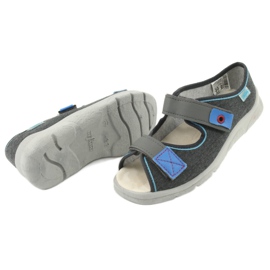 Calzado infantil befado 869Y139 azul gris 5