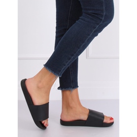 Pantuflas negras de mujer negras CK78P Negro 1 Pantuflas negras de mujer negras CK78P Negro 1