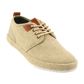 Alpargatas de hombre Big Star FF174153 encaje marrón 1