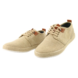 Alpargatas de hombre Big Star FF174153 encaje marrón 2