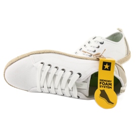 Alpargatas de hombre Big Star 174155 encaje blanco marrón 1 Alpargatas de hombre Big Star 174155 encaje blanco marrón 1