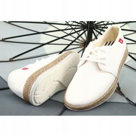 Zapatillas alpargatas Big star FF276043 blanco 2