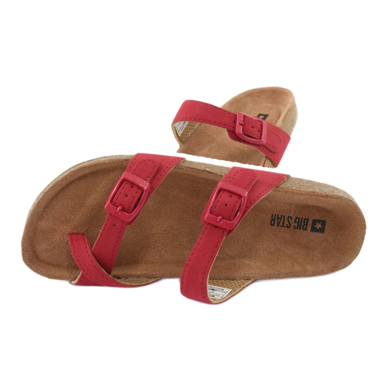 Chanclas perfiladas Big Star 274638 rojo 4