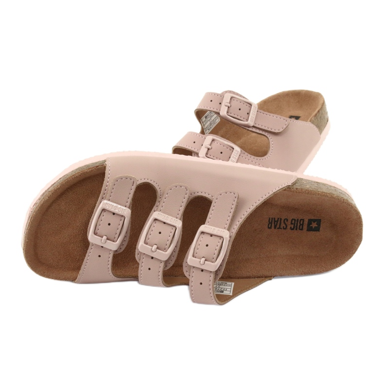 Zapatilla perfilada Big Star 274627 multicolor rosa 4
