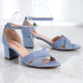 Seastar Sandalias de gamuza con estilo azul 1 Seastar Sandalias de gamuza con estilo azul 1