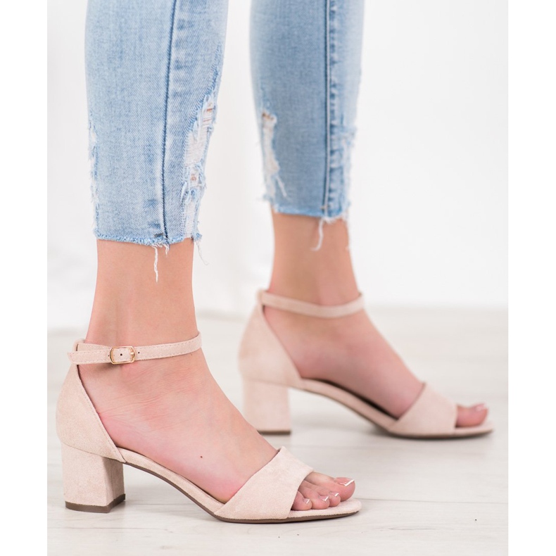 Seastar Cómodas sandalias de tacón marrón 1 Seastar Cómodas sandalias de tacón marrón 1