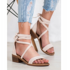 Sandalias atadas marrón 1 Sandalias atadas marrón 1