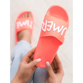 SHELOVET Zapatillas de goma rosado 4