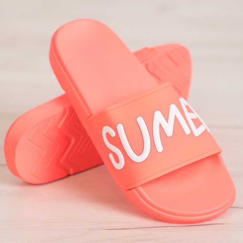 SHELOVET Zapatillas de goma rosado 1