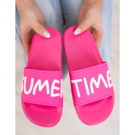 SHELOVET Zapatillas de goma rosado 5