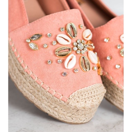 Seastar Alpargatas Con Adornos rosado 3