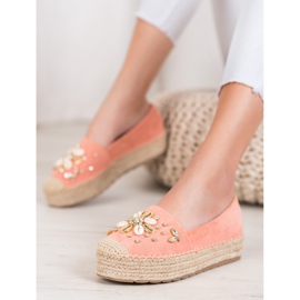 Seastar Alpargatas Con Adornos rosado 6