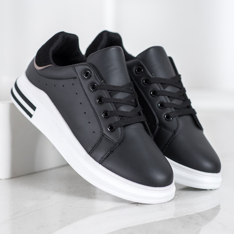 Diamantique Calzado deportivo de moda negro 2