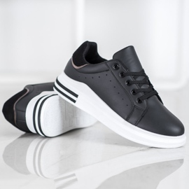 Diamantique Calzado deportivo de moda negro 3