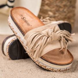 Seastar Zapatillas Con Flecos marrón 5