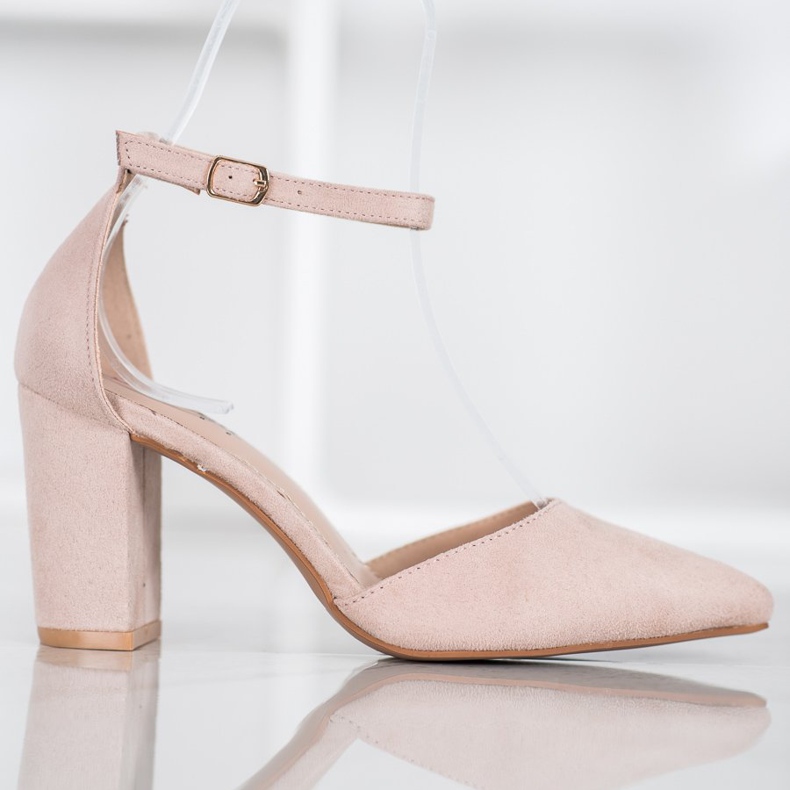 Seastar Zapatos de tacón de ante en un pilar marrón 2 Seastar Zapatos de tacón de ante en un pilar marrón 2