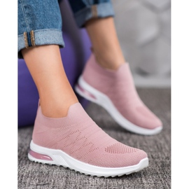 Diamantique Zapatos sin cordones rosas rosado 4