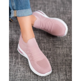 Diamantique Zapatos sin cordones rosas rosado 1