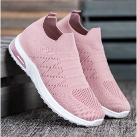 Diamantique Zapatos sin cordones rosas rosado 2