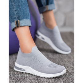 Diamantique Zapatos sin cordones grises 4