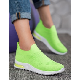 Diamantique Zapatos sin cordones verdes 4