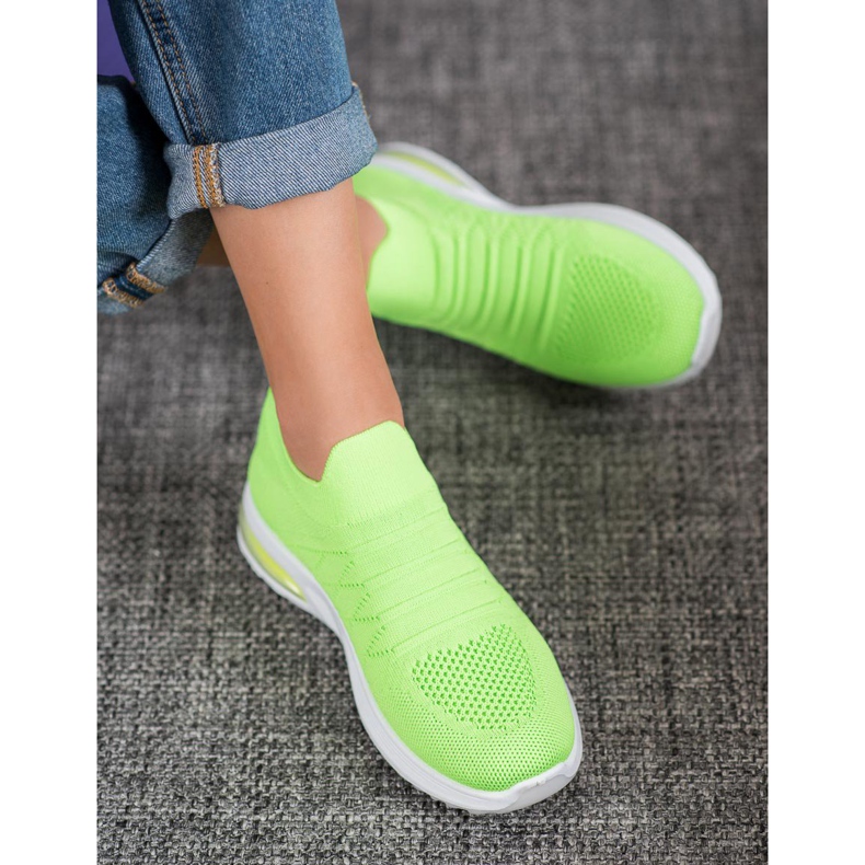 Diamantique Zapatos sin cordones verdes 2