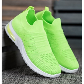 Diamantique Zapatos sin cordones verdes 3