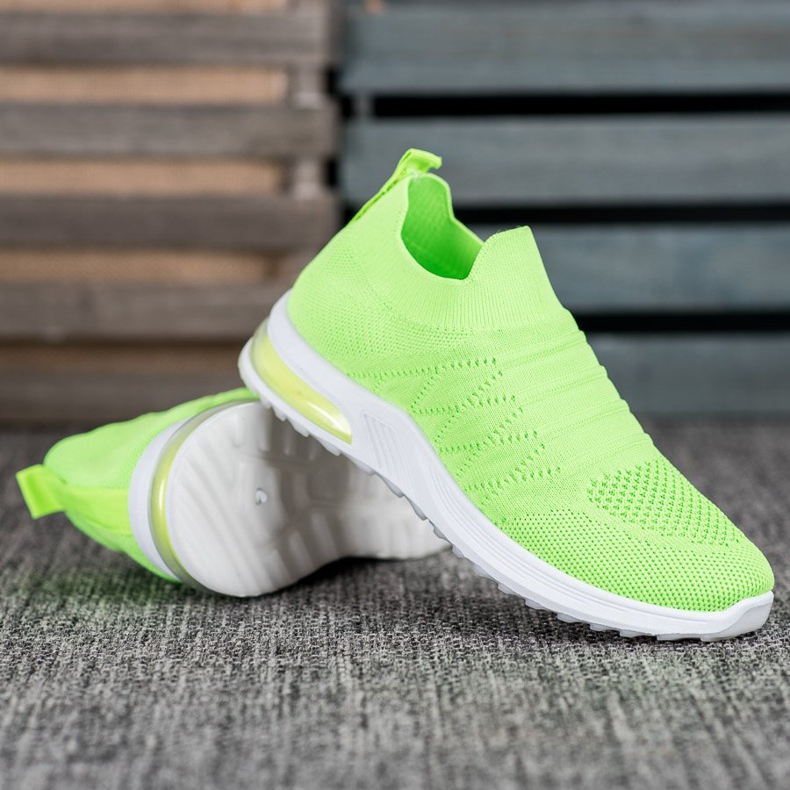 Diamantique Zapatos sin cordones verdes 1