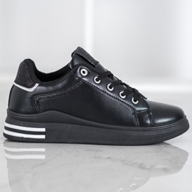 Diamantique Zapatos deportivos negros 4