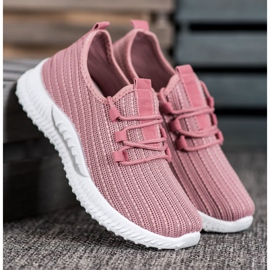 SHELOVET Calzado Deportivo Textil rosado 3