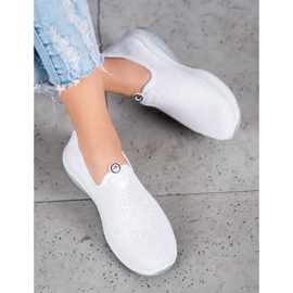 Diamantique Calzado deportivo sin cordones blanco 1